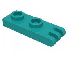 Hinge Plate 1 x 2 with 3 Fingers