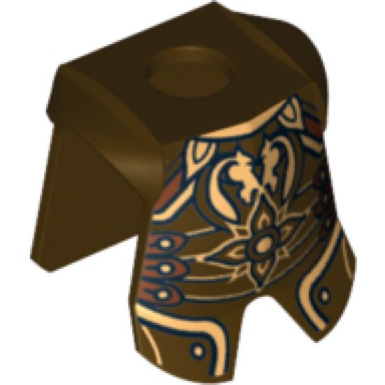Minifigure, Body Wear Armor Breastplate with Leg Protection, LotR King Theoden Pattern