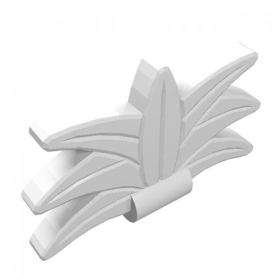 Minifigure, Headgear Accessory Plume Feathered Headdress