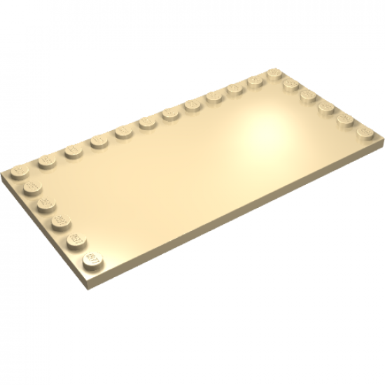 Tile, Modified 6 x 12 with Studs on Edges