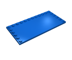 Tile, Modified 6 x 12 with Studs on Edges
