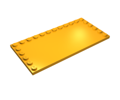 Tile, Modified 6 x 12 with Studs on Edges