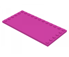 Tile, Modified 6 x 12 with Studs on Edges