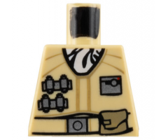 Torso SW Hoth Rebel Jacket with White Scarf and Tan Belt Pattern