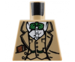 Torso Indiana Jones Vest, Jacket, Green Bow Tie & Diary Pattern