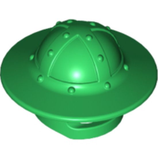 Minifigure, Headgear Helmet Castle with Chin Guard and Broad Brim