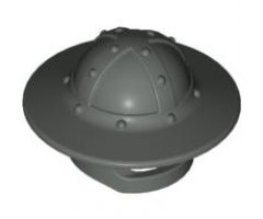 Minifigure, Headgear Helmet Castle with Chin Guard and Broad Brim