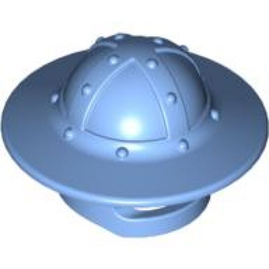 Minifigure, Headgear Helmet Castle with Chin Guard and Broad Brim