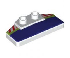 Duplo, Vehicle Rear Spoiler / Wing with Buzz Lightyear Pattern