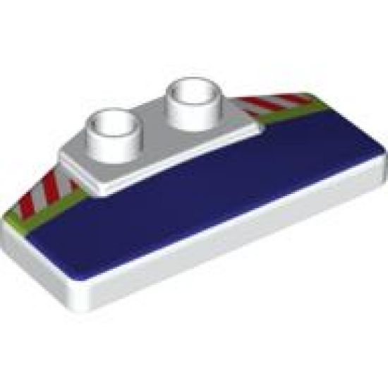 Duplo, Vehicle Rear Spoiler / Wing with Buzz Lightyear Pattern