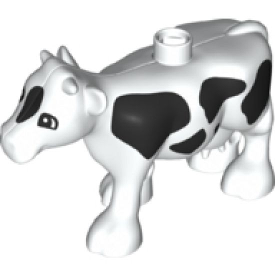 Duplo, Animal Cow Adult, Walking, Black Spots