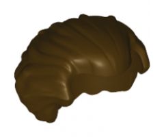 Minifigure, Hair Swept Back with Widow's Peak, Chin Length and Bushy in Back