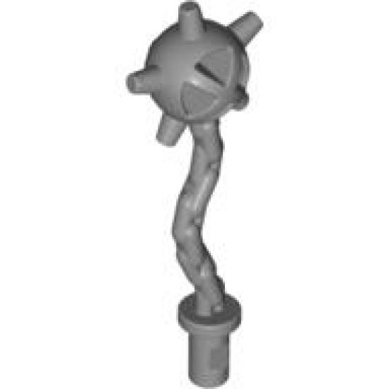 Minifigure, Weapon Spiked Flail / Mace - Flexible Rubber