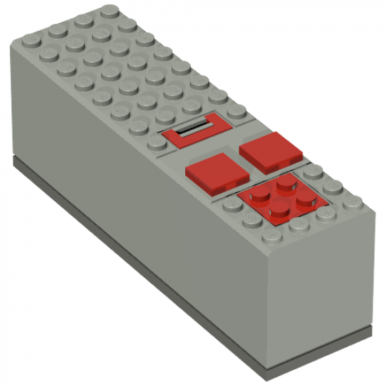 Electric, Battery Box 9V 4 x 14 x 4 with Dark Gray Base