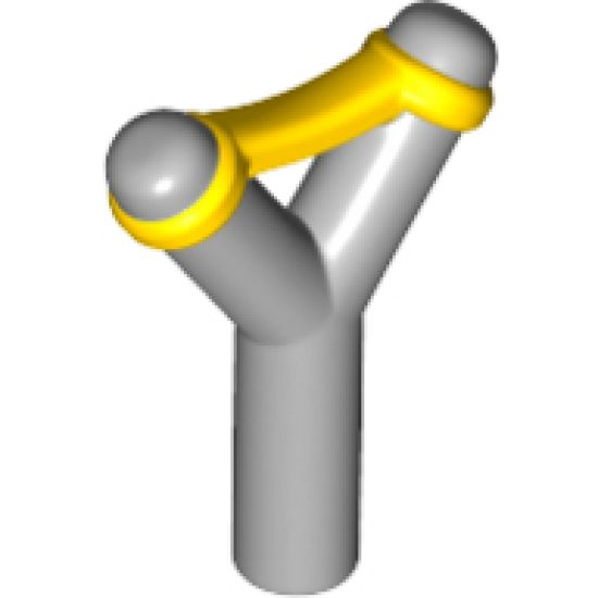 Minifigure, Weapon Slingshot with Yellow Band Pattern