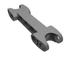 Technic, Connector Axle and Pin 2 x 7 with Two Ball Joint Sockets