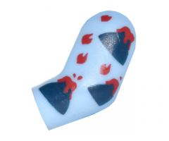 Arm, Left with Volcano Pajamas Pattern