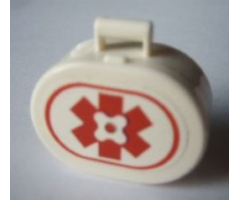 Scala Utensil Oval Case with First Aid Kit Pattern (Sticker) - Set 3151