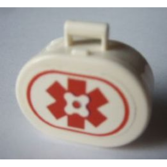 Scala Utensil Oval Case with First Aid Kit Pattern (Sticker) - Set 3151