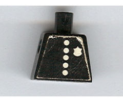 Torso Police with Badge and 5 Buttons Pattern (Sticker)