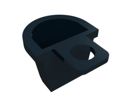 Minifigure, Body Wear Container D-Basket