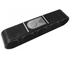 Technic, Liftarm 1 x 5 Thick with Silver Belt Buckle Pattern (Sticker) - Set 8010