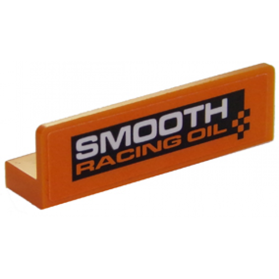 Panel 1 x 4 x 1 with 'SMOOTH RACING OIL' Pattern (Sticker) - Set 60146