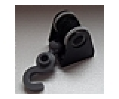 String Reel / Winch 2 x 2 Complete with Light Bluish Gray Drum with String and Dark Bluish Gray Hook with Tow Ball