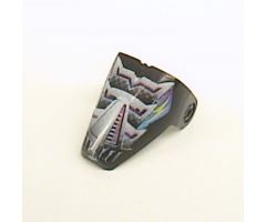 Technic Throwbot Visor with Spark Pattern