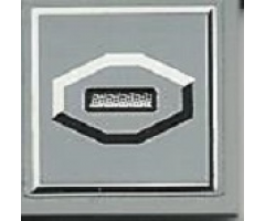 Tile 2 x 2 with SW AT-ST View Port Pattern (Sticker) - Set 10174