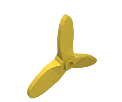 Propeller 3 Blade 5.5 Diameter, Small Pin Hole