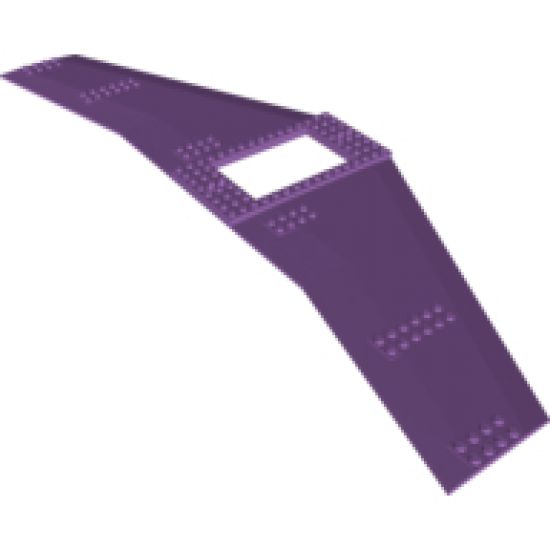 Wing Plate 20 x 56 with 6 x 10 Cutout and 4 Holes