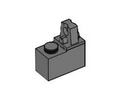 Hinge Brick 1 x 2 Locking with 1 Finger Top