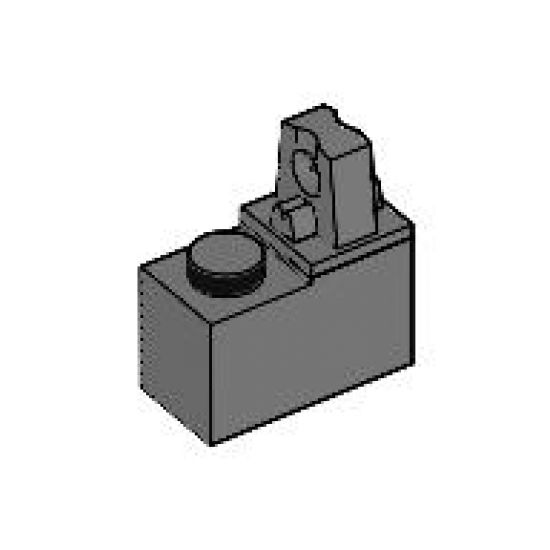 Hinge Brick 1 x 2 Locking with 1 Finger Top