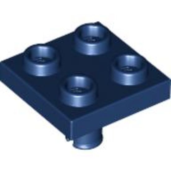 Plate, Modified 2 x 2 with Pin on Bottom