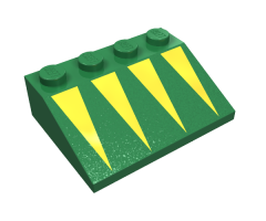 Slope 33 3 x 4 with Yellow Triangles Pattern