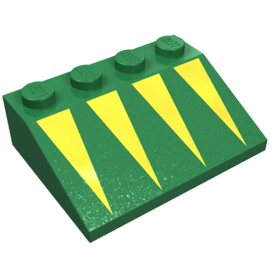 Slope 33 3 x 4 with Yellow Triangles Pattern