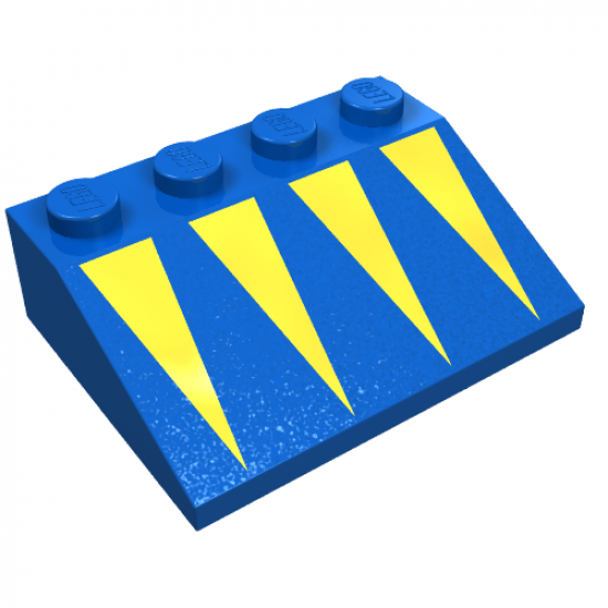 Slope 33 3 x 4 with Yellow Triangles Pattern