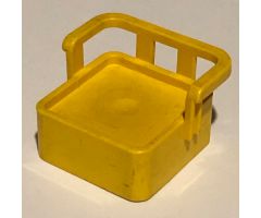 Duplo, Furniture Chair without Studs with Rail Back