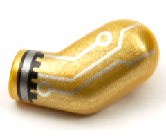 Arm, Left with Cuff and Silver Circuitry Pattern
