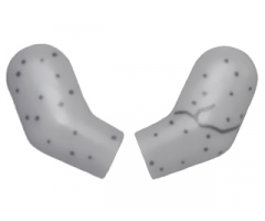 Arm, (Matching Left and Right) Pair with Speckled Stone Pattern