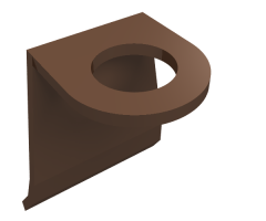 Minifigure, Body Wear Cape Plastic