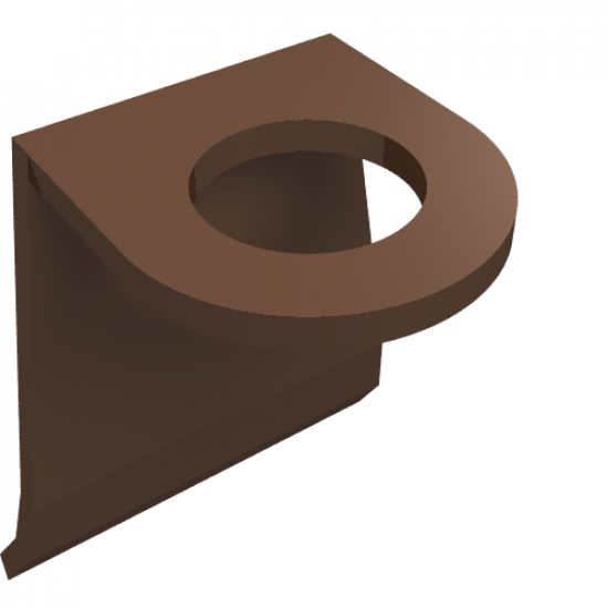 Minifigure, Body Wear Cape Plastic