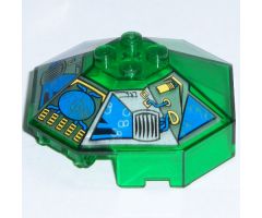 Windscreen 6 x 6 Octagonal Canopy with Axle Hole and Hydronauts Pattern