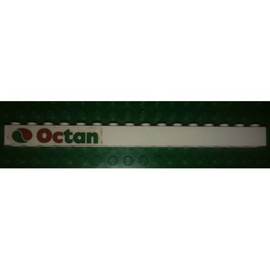 Brick 1 x 16 with Octan Pattern (Sticker) - Set 6397/6472