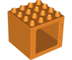 Duplo, Building Door / Window Frame 4 x 4 x 3 Thick Top