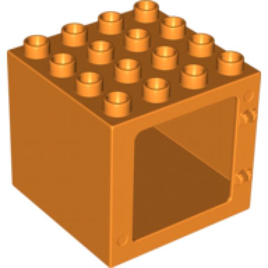 Duplo, Building Door / Window Frame 4 x 4 x 3 Thick Top