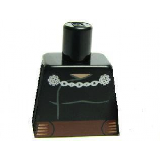 Torso SW Cape Chain Clasp Ornate and Belt Pattern (Dooku Clone Wars)