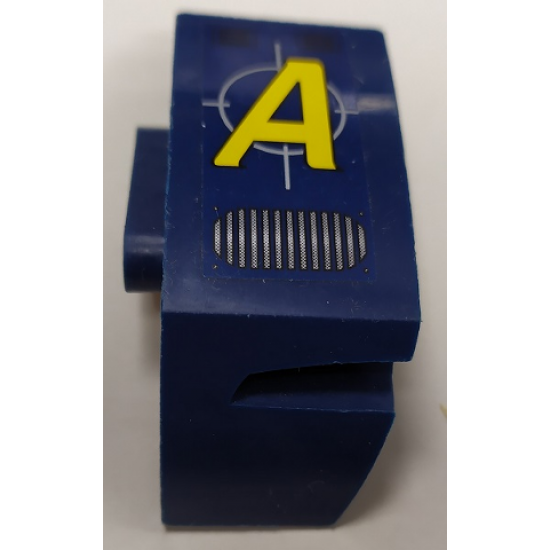 Technic, Panel Car Mudguard Left with Yellow Agents Logo Pattern (Sticker) - Set 8636