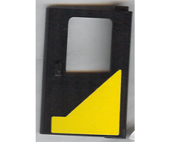 Door 1 x 4 x 5 Train Right with Yellow Modified Triangle Pattern (Sticker) - Set 5542